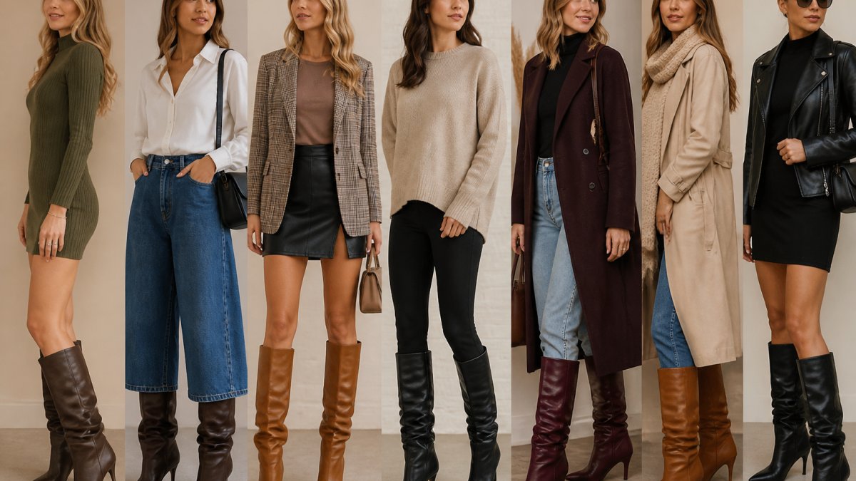 Boot Sleeve Outfit Ideas for Fall: 7 Stylish Looks
